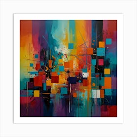 Abstract Painting 343 Art Print