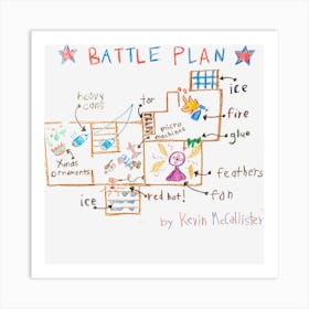 Battle Plan Art Print