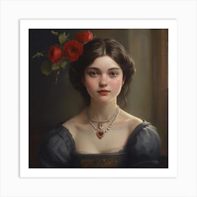 Victorian Girl Art Print