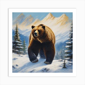 Grizzly Bear 1 Art Print