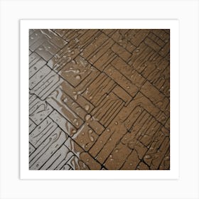 Wet Floor Art Print