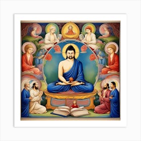 Buddha Was Not A Buddhist, Jesus Was Not A Christian, Muhammad Was Not A Muslim They Were Teachers Who Taught Love 3 Art Print