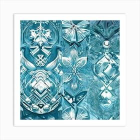 Ice Art Art Print