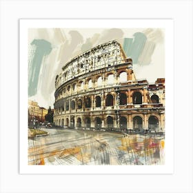 Rome - Colossion Art Print