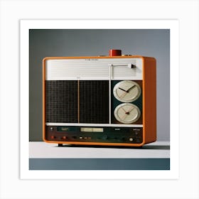 Clock Radio Art Print