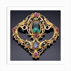 Victorian Brooch Art Print