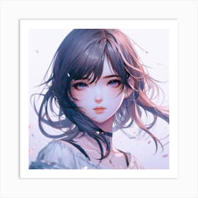 Anime Girl (85) Art Print