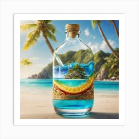 Bottle Of Rum Art Print