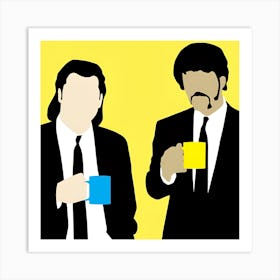 Two Men In Suits Art Print