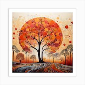 Autumn Tree Art Print