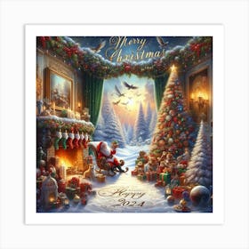 Merry Christmas 1 Art Print