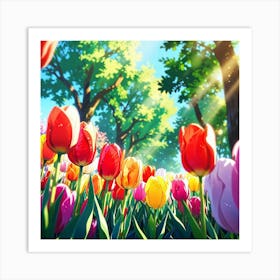 Tulips 1 Art Print