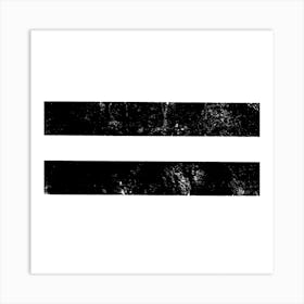 Black And White Stripes 1 Art Print