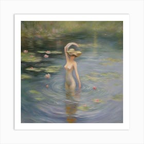 Skinny Dipping #8 Art Print