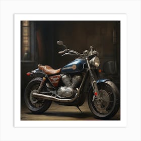 Yamaha Cafe Racer Art Print