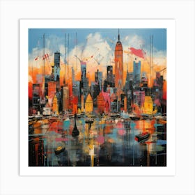 New York City Skyline Art Print