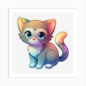 Cute Kitten 4 Art Print