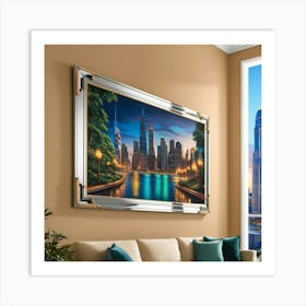 Leonardo Phoenix A Majestic Piece Of Living Room Wall Art Set 0 Art Print