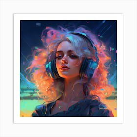 CalmingFacade Music Icon 8 Art Print