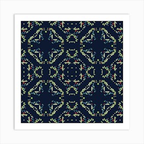 Abstract geometric pattern 1 Art Print