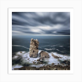 Cloudy Day Square Art Print