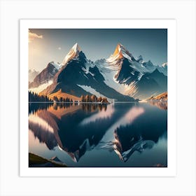 Mountain Landscape 1 Art Print