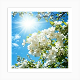 Blossoming Apple Tree Art Print