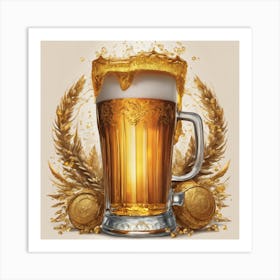 A Mug of Beer Art Print