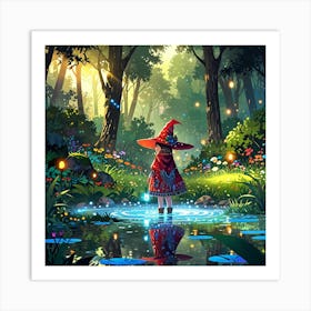 Fairy Garden 15 Art Print