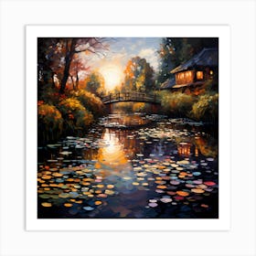 Tranquil Riverside Art Print