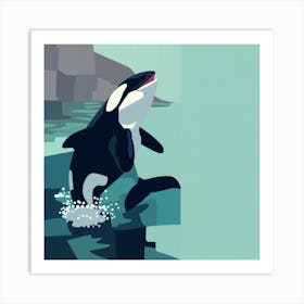 Orca Whale 1 Art Print