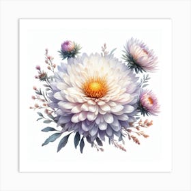 Flower of Aster 3 Art Print