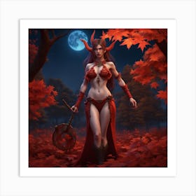 Demon Woman 1 Art Print