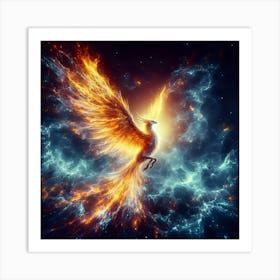 Digital Phoenix08 Art Print