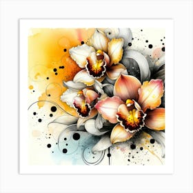 Orchids 6 Art Print