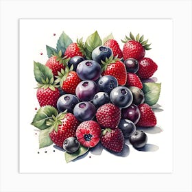 Berries 1 Art Print