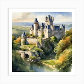 Castle Painting Art Print