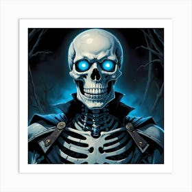 Supernatural Skeleton Art Print