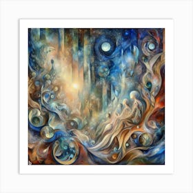 'Darkness And Light' Art Print