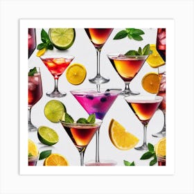 Alcoholic Drinks 3 Art Print