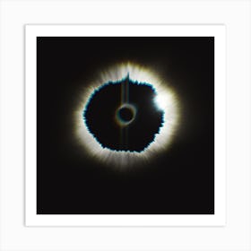 Nasa Solar Eclipse Art Print