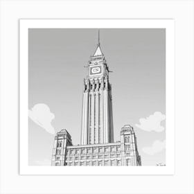 Canada Tower Art Print