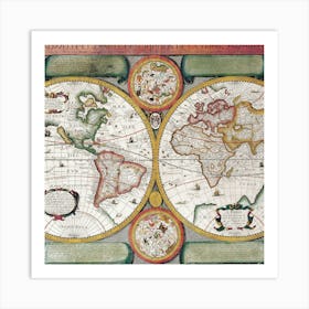 World Map 1 Póster