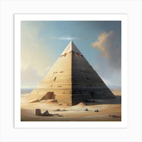 Egyptian Pyramids Art Print