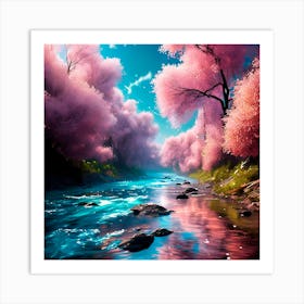 Sakura Blossoms Art Print