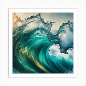 Ocean Wave 1 Art Print