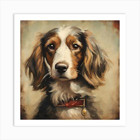 Dog Portrait, National Pet Day! 1 Art Print