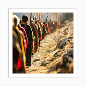 Tibetan People Art Print