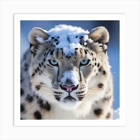 Snow Leopard 13 Art Print