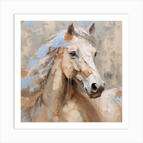 Contemporary Horse Art Abstract Horse Painting Modern Equestrian Wall 2 Irena Art Print